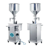 Liquid Filler Piston Pneumatic Semi Automatic Bottle Filling Machine For Cream Gel Paste - aibasetek