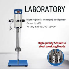 Lab High Speed Dispersing Emulsifier Lab Homogenizer Mixing Machine - aibasetek
