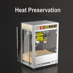 Popcorn Maker Machine Stainless Steel - aibasetek