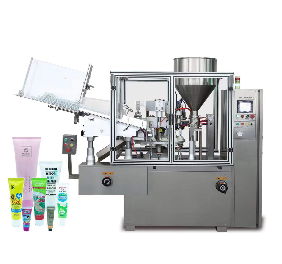 Automatic Filling Sealing Machine for tube filling toothpaste cream - aibasetek