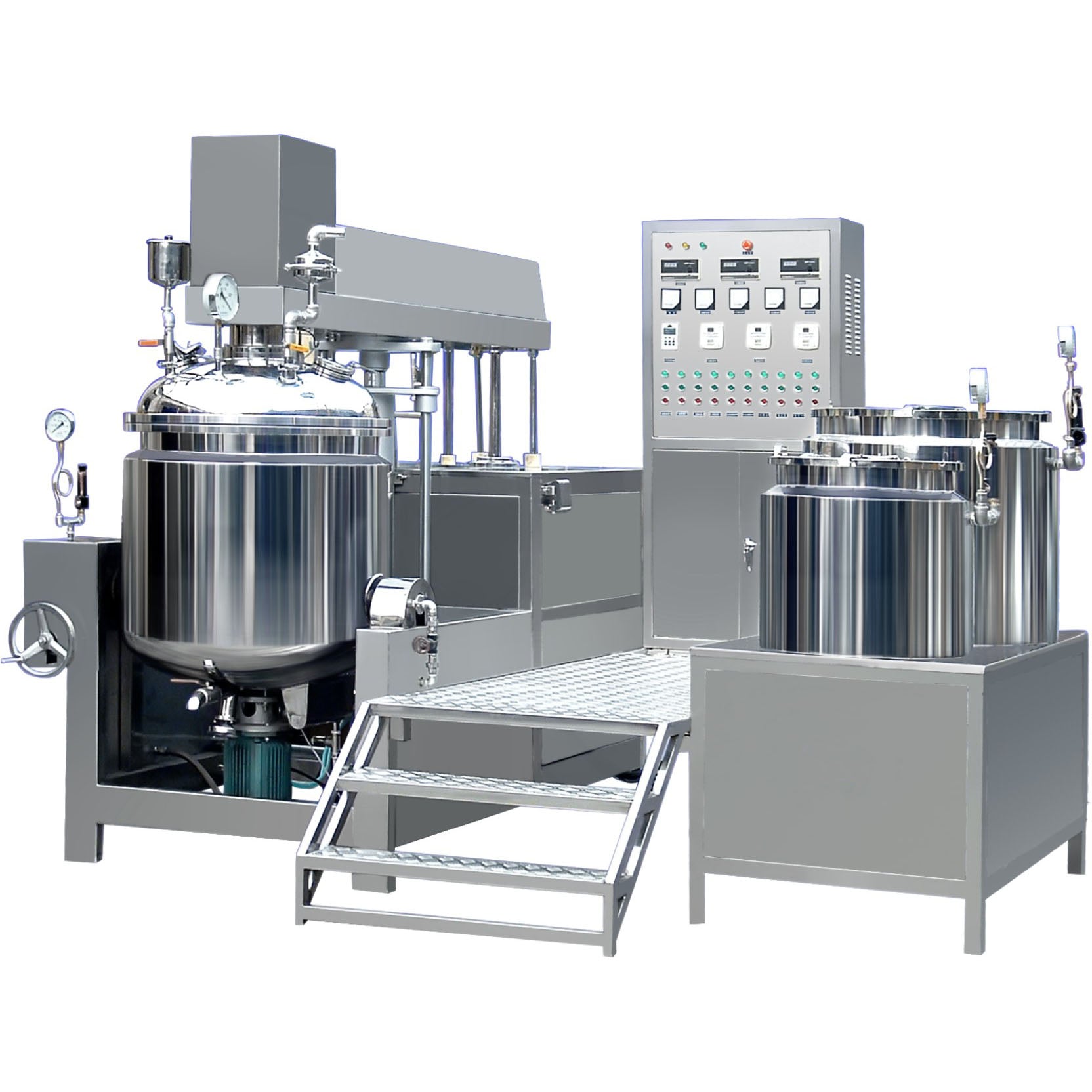 Cosmetic vacuum mixer homogenizing emulsifier for cream - aibasetek