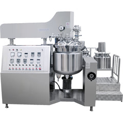 Cosmetic cream vacuum homogenizer mixer body lotion making machine - aibasetek