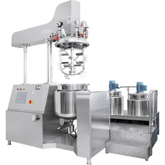 Cosmetic cream vacuum homogenizer mixer body lotion making machine - aibasetek