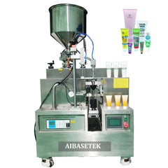 Semia automatic Manual Tube filling and sealing machine for cosmetics - aibasetek